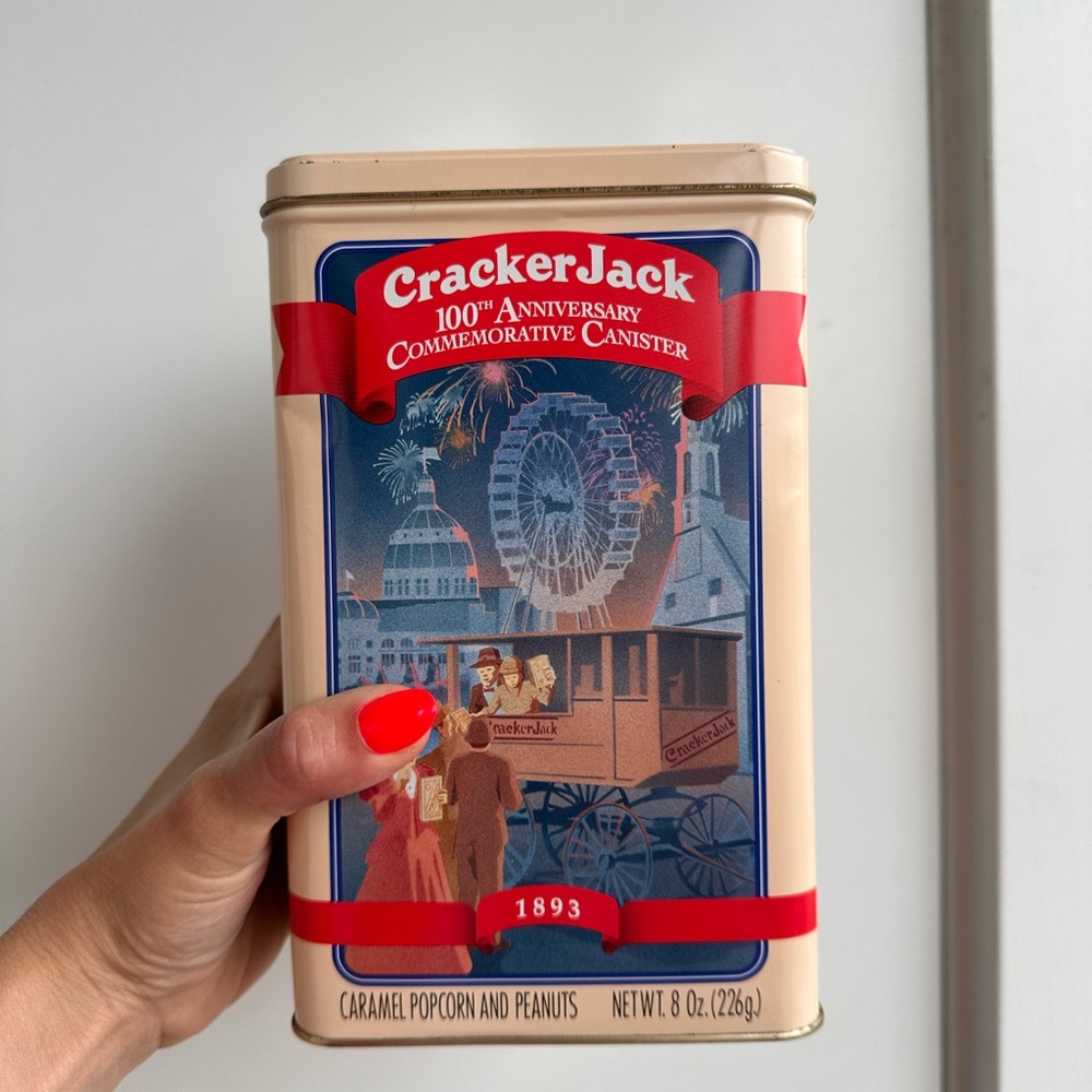 Vintage (1993) Cracker Jack Tin